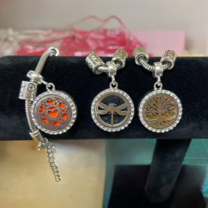 Pulsera difosora de aroma con cadena de acero
