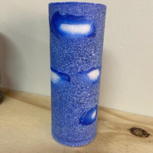 vela azul y blanco